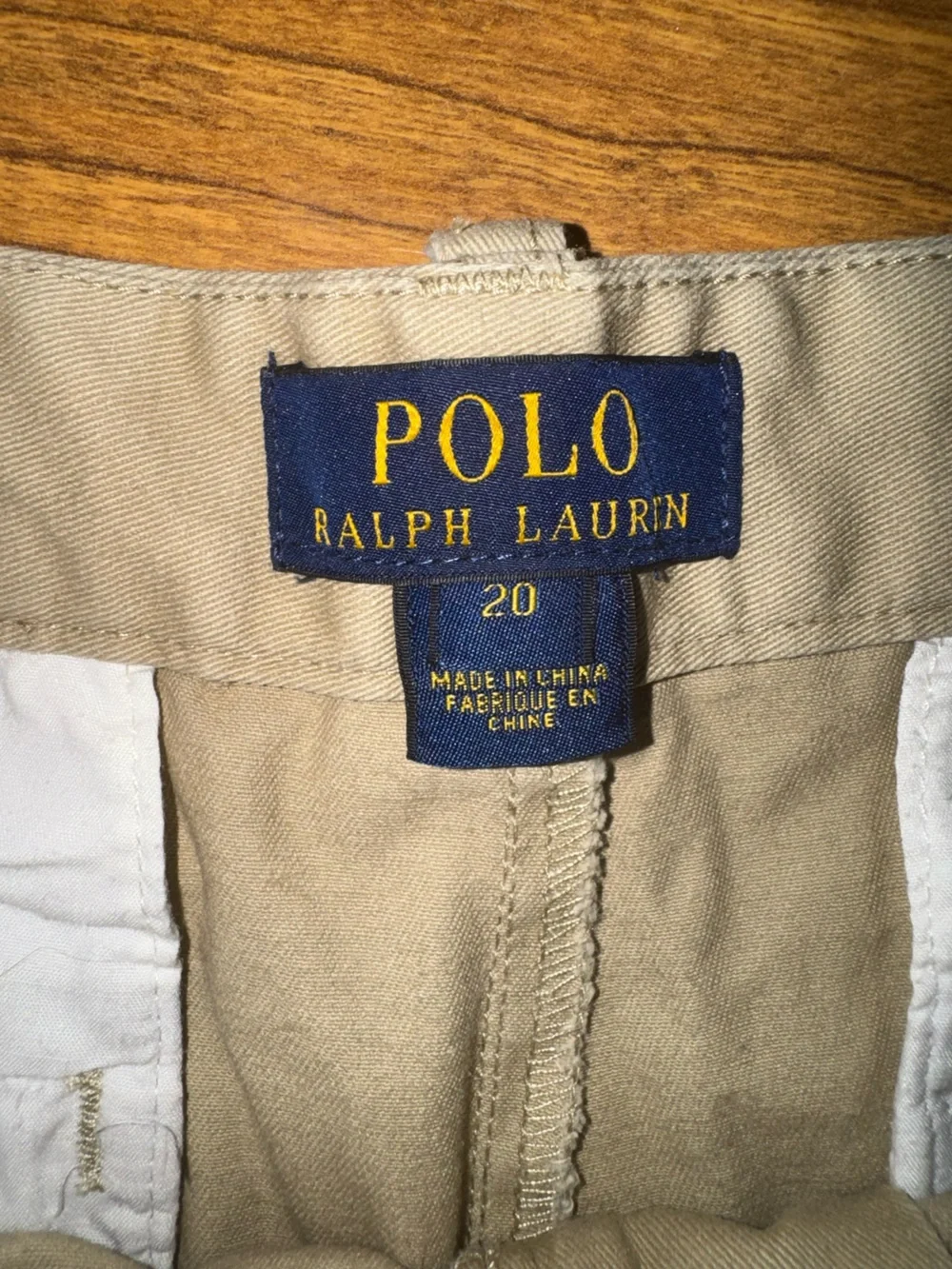 Polo by Ralph Lauren Tan Khaki Chinos